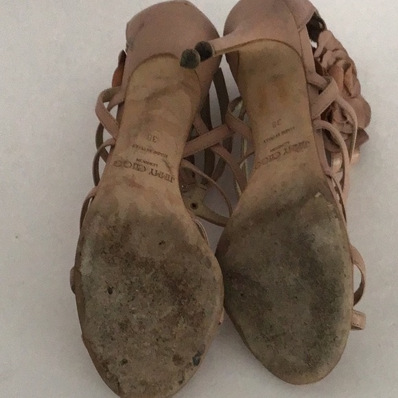 💥💥JIMMY CHOO 💥💥.            STRAPPY SANDALS - Picture 5 of 9